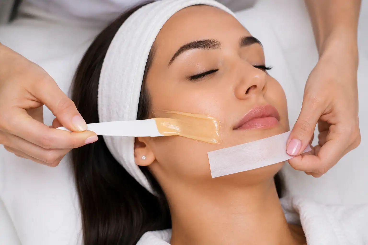 cheek-waxing