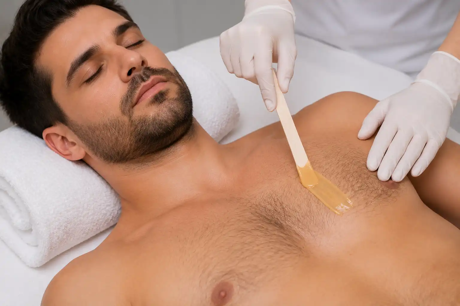 chest-waxing